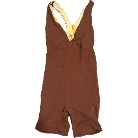 PrAna x Sorel Wandering Soul Shortie Athletic Romper | Size XS | Rust | NWOT - Picture 3 of 6